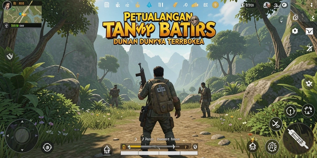 Tampilan utama gameplay Open World di 8768 yang memukau.