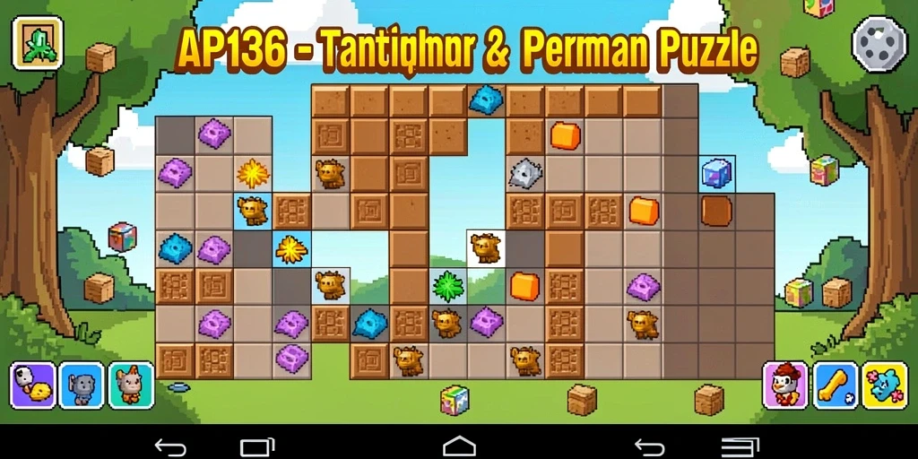 Tampilan menarik dari gameplay API36 yang penuh teka-teki.
