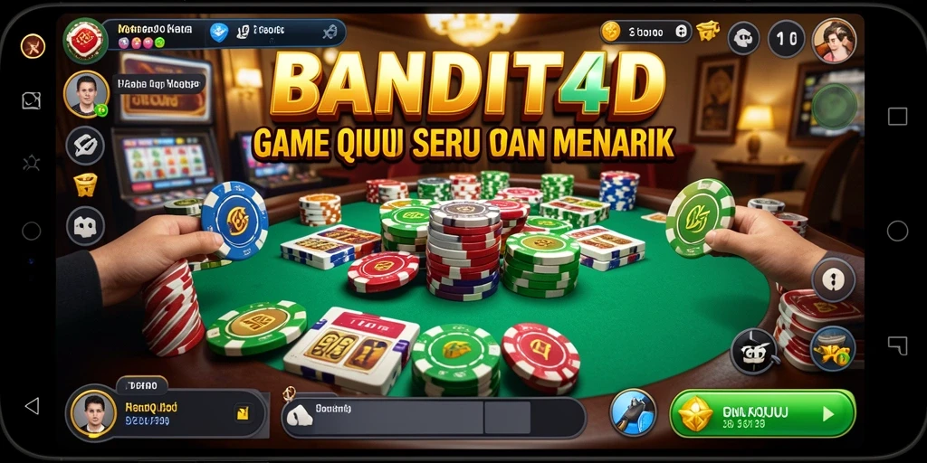 Tampilan gameplay QiuQiu yang seru dan menarik di BANDIT4D.