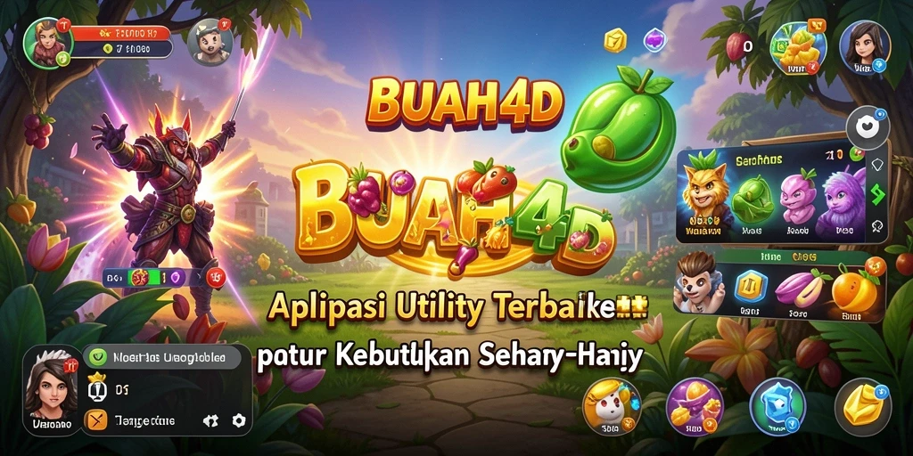 Tampilan antarmuka BUAH4D yang intuitif dan ramah pengguna.