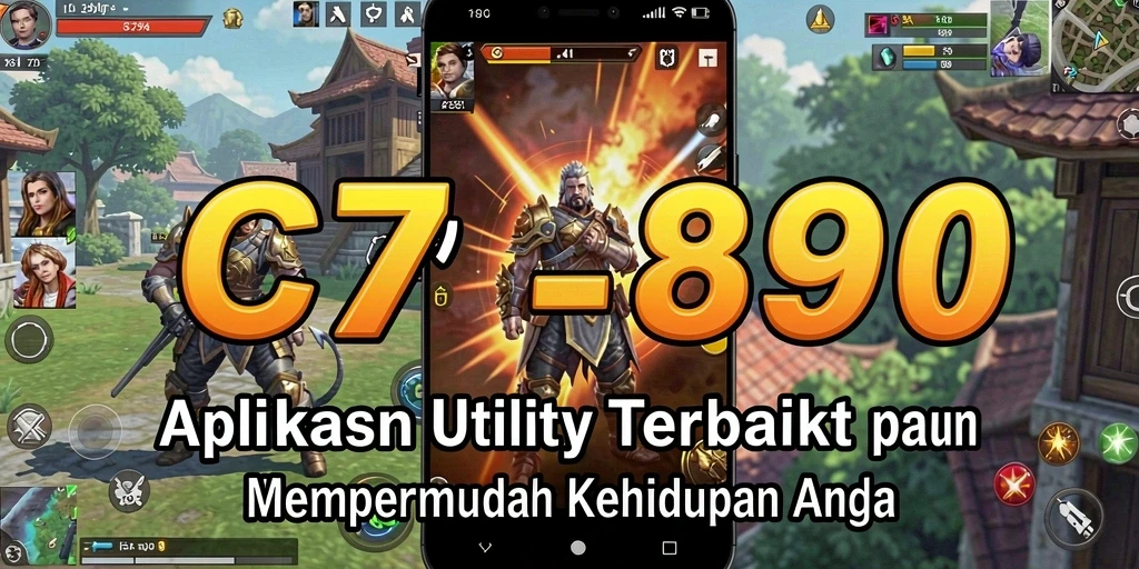 Tampilan antarmuka aplikasi C7890 yang user-friendly dan modern.