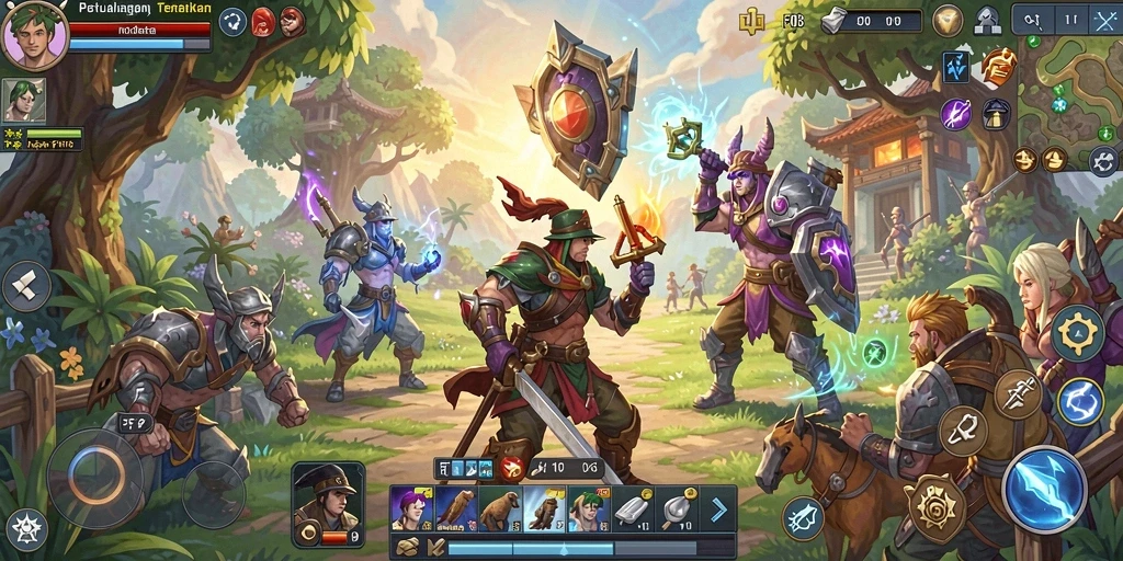 Gambaran menakjubkan tentang gameplay F08 dalam dunia MMORPG.