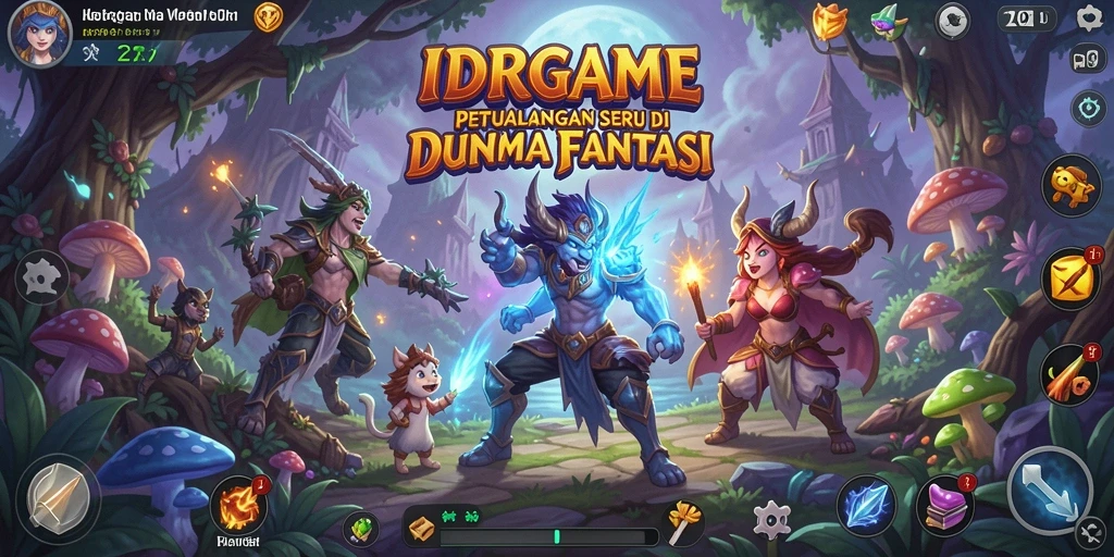 Gameplay IDRGAME yang menarik dengan petualangan seru dan tantangan mendebarkan.