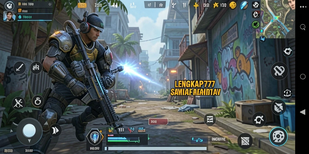 Screenshot gameplay LENGKAP777 menunjukkan pengalaman simulasi yang mendalam.