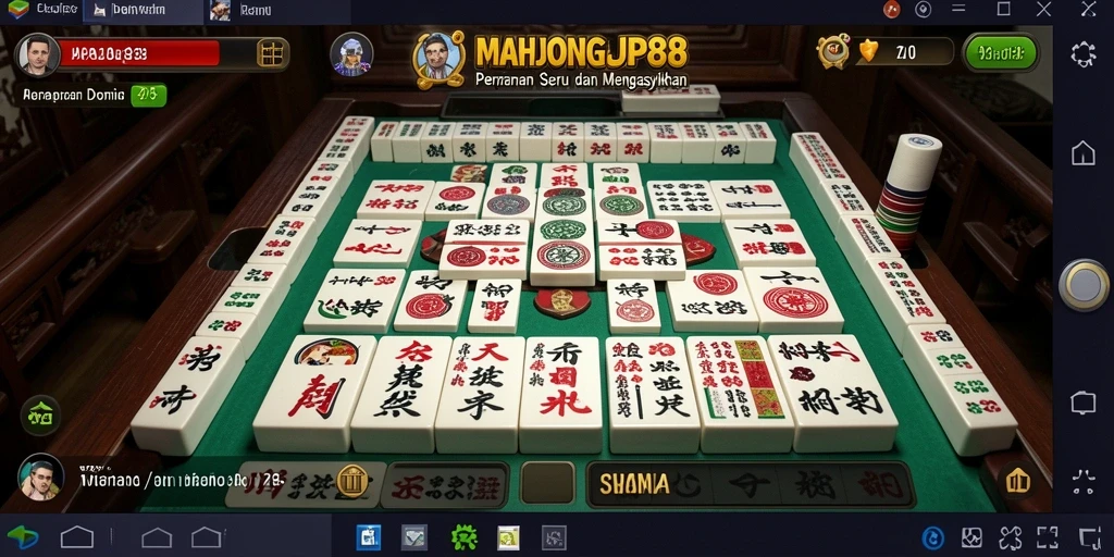 Tangkapan layar gameplay MAHJONGJP88 yang seru dan interaktif.