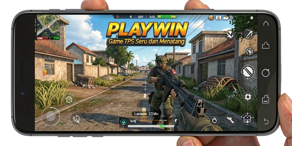 Screenshot dari gameplay TPS yang intens dan seru.