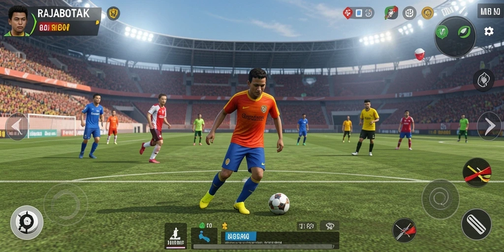 Tampilan gameplay seru RAJABOTAK yang memukau.