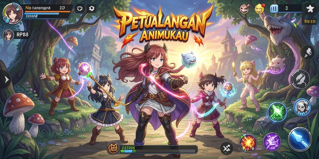 Tangkapan layar utama RP8 dengan gameplay yang menakjubkan.