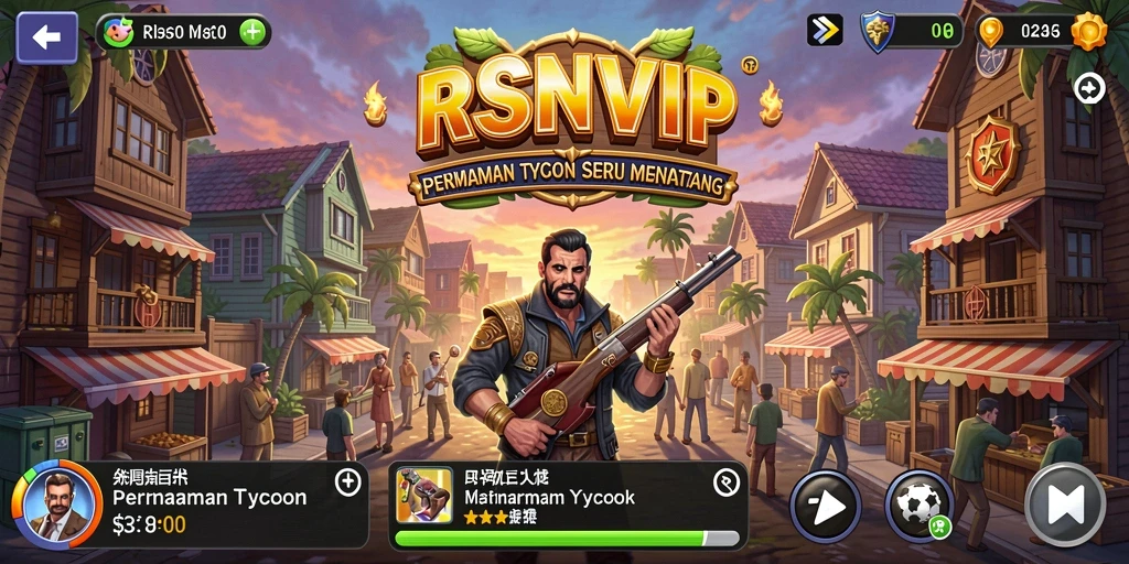 Gameplay seru dan menantang dalam RSNVIP yang membuat pemain terlibat.