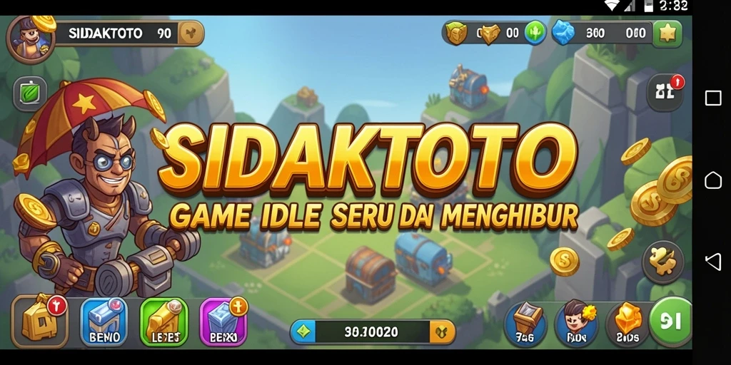 Tampilan gameplay seru dan mengasyikkan dari SIDAKTOTO.