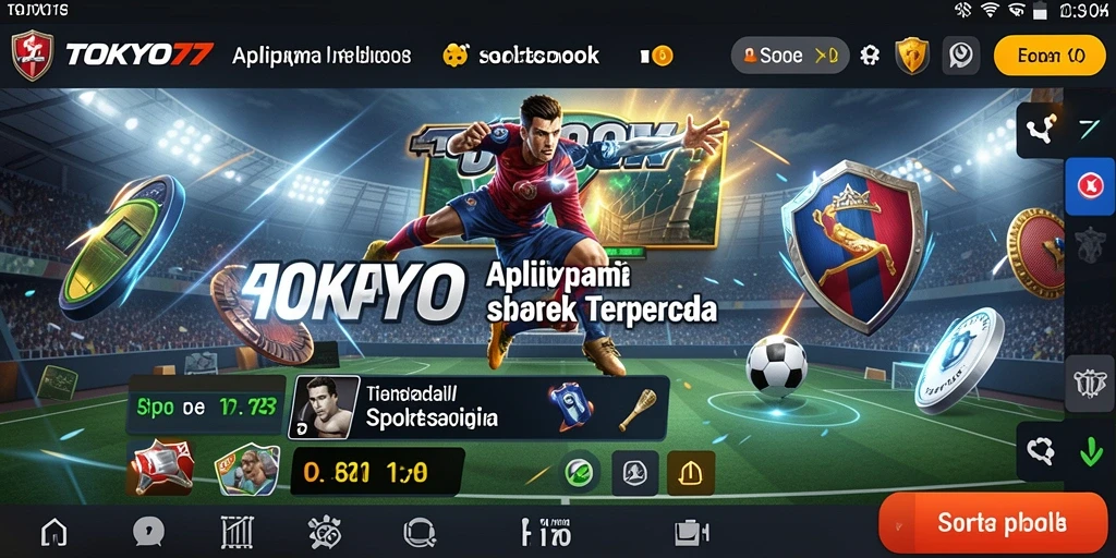 Tampilan gameplay Sportsbook yang menarik dan interaktif.