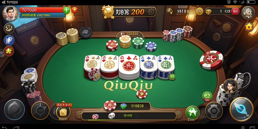 Screenshot gameplay QiuQiu yang seru di TOTO20.