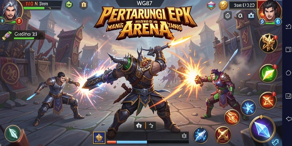 Screenshot dari gameplay WG87 yang menampilkan pertarungan epik dan taktik yang mendebarkan.