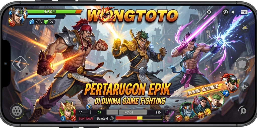 Tampilan pertarungan intens di WONGTOTO, penuh aksi dan strategi.