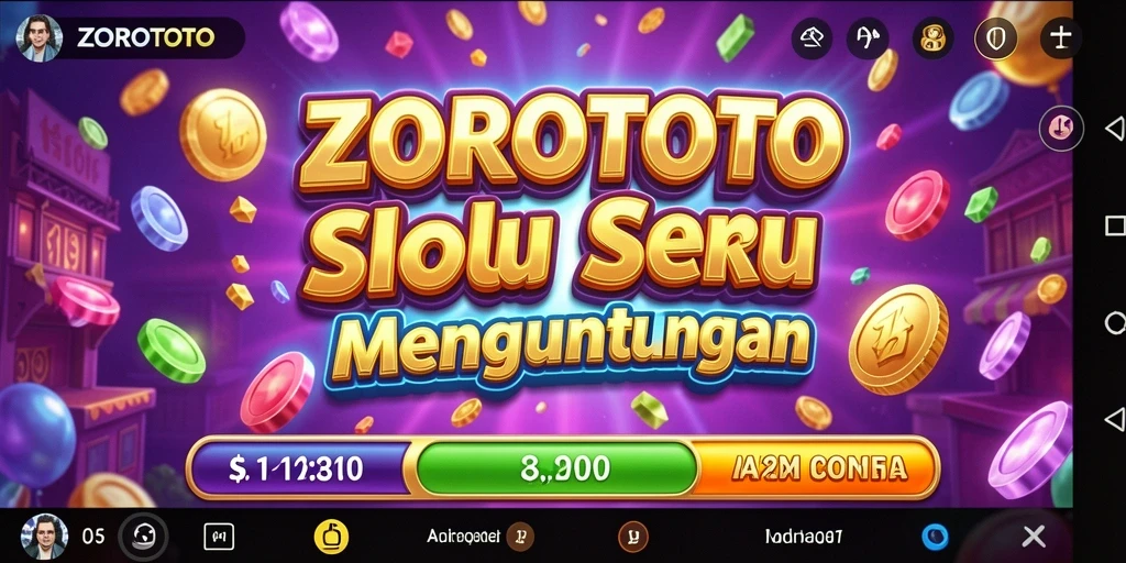 Tampilan gameplay slot ZOROTOTO yang seru dan menarik.